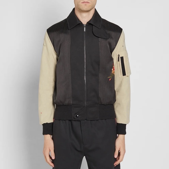 Saint Laurent Embroidered Bomber Jacket - Picture 3 of 8